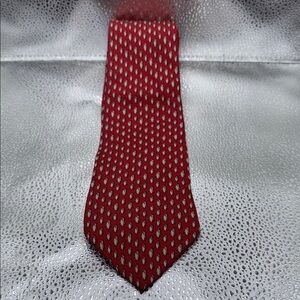 Salvatore Ferragamo Red and Blue Penguins Tie